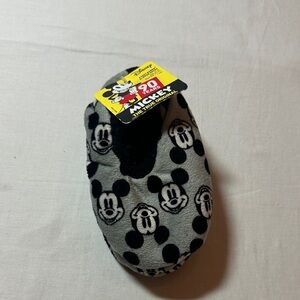 2-3T Disney Mickey Mouse Black and Gray Slippers